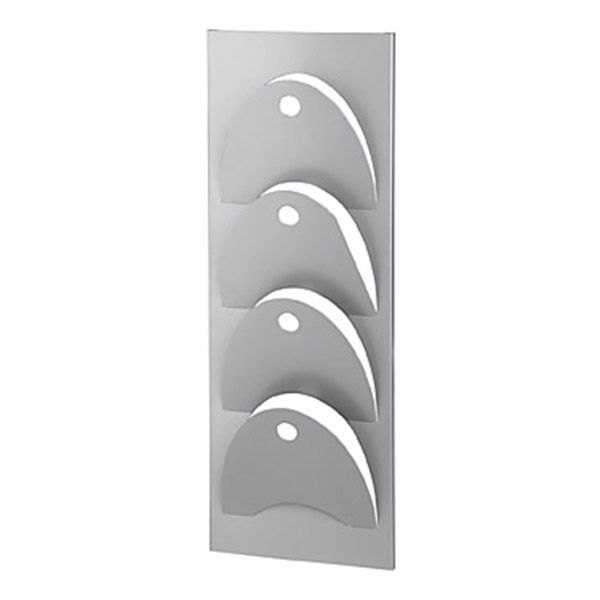 Wall Mounted, D-Line Newspaper Holder