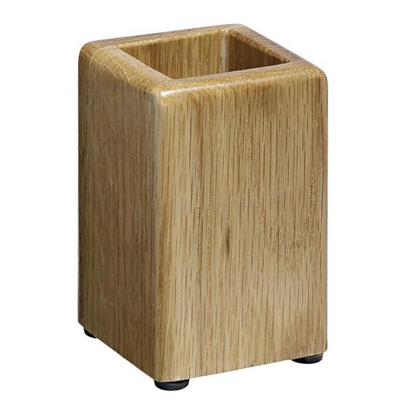 Executive Wooden Solid Wood Pencil Cup - Image 2
