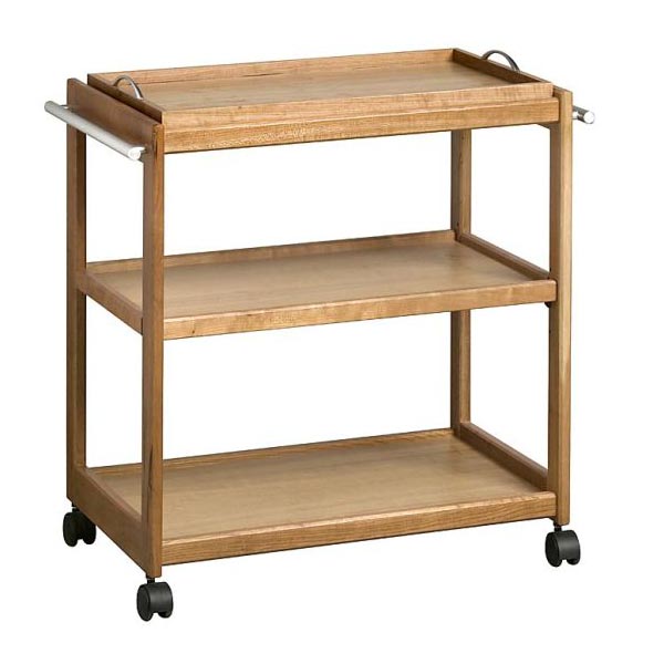Contract Wooden Tea Trolley With Removable Butler's Tray - Image 2