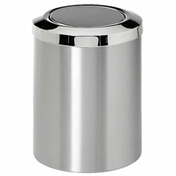 Mini Bin Stainless Steel Grade 304 Bin, Stainless Swivel Lid