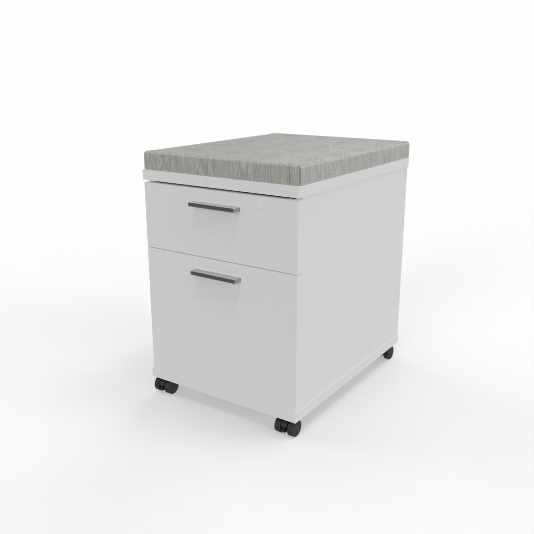 Mobile Pedestal with Cushion