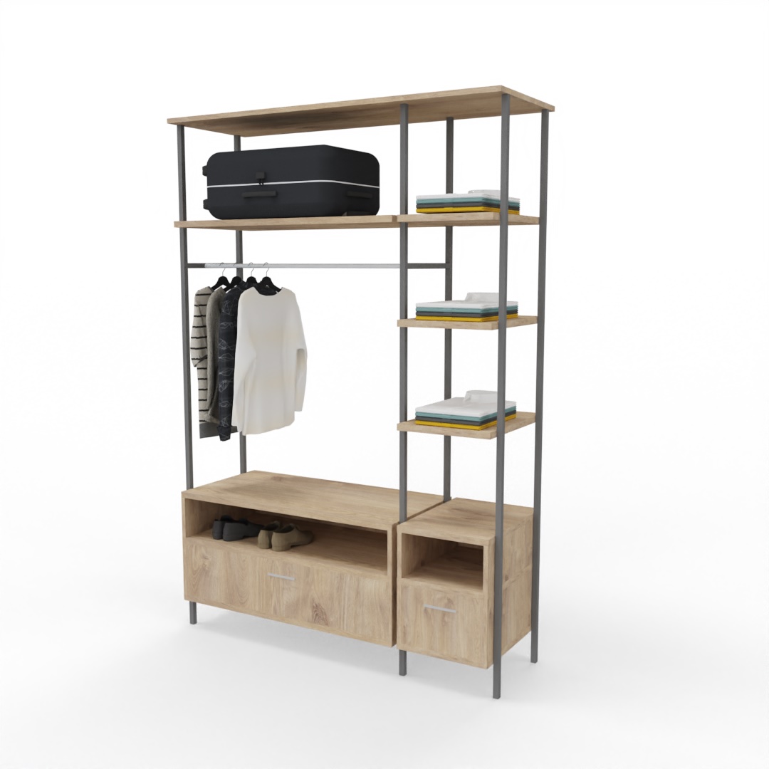 Back drop Display Clothes Unit 01