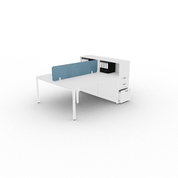 Evolution Dual Desk with Multi-Storage