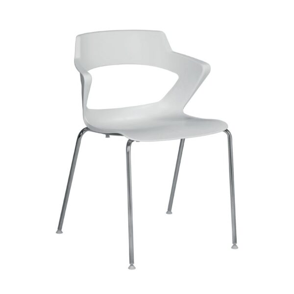 Park Off Four Legged Chrome Chair