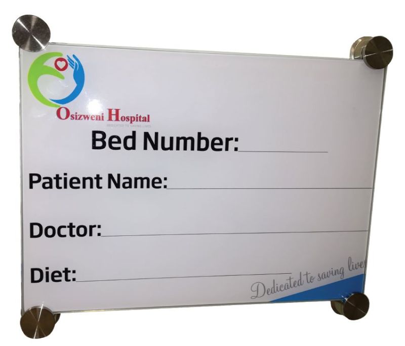 Parrot Hospital Glass Bed Board with Print