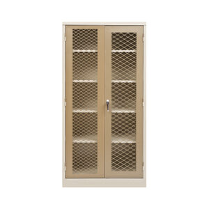 Stationery Cupboard with Mesh Doors