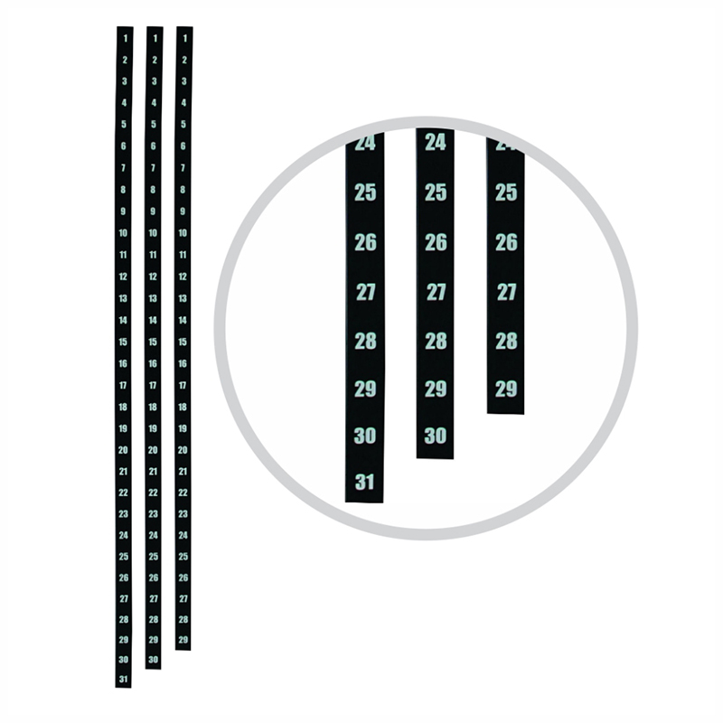 Part Year Planner Date Strips