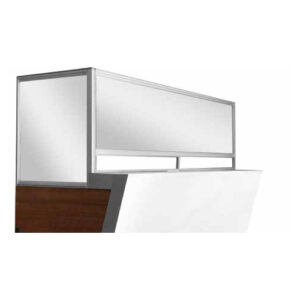 Desk / Reception Fitted Screens with Opening